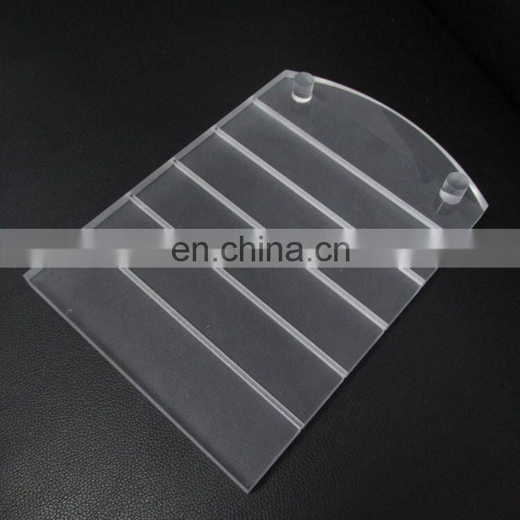 Hight quality handmade frost acrylic watch tray with insert C ring