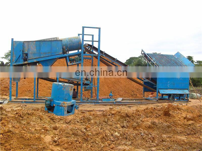 Heavy Duty Gold Mining Plant Equipment with Artificial Grass Carpet