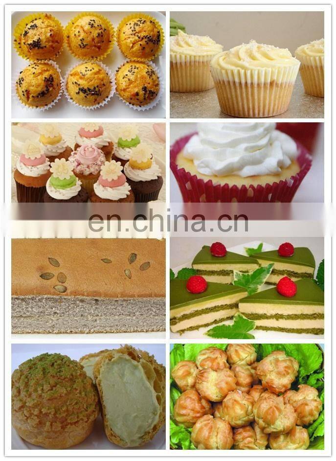 Professional puffs making machine chiffon cake sponge cake production line from China factory