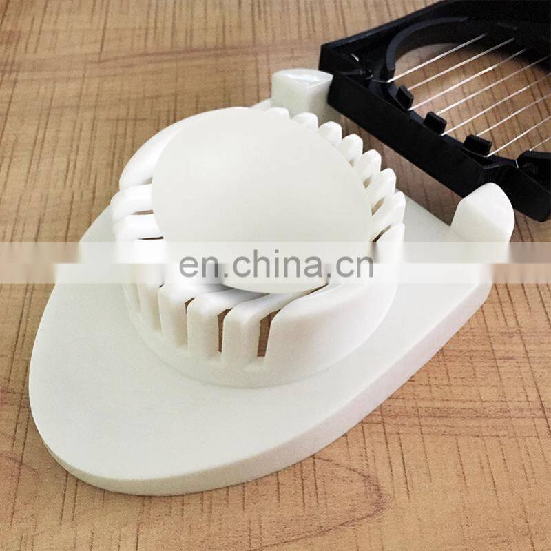 Kitchen Gadgets Boiled Egg Slicer With Stainless Steel Wires Egg Cutter