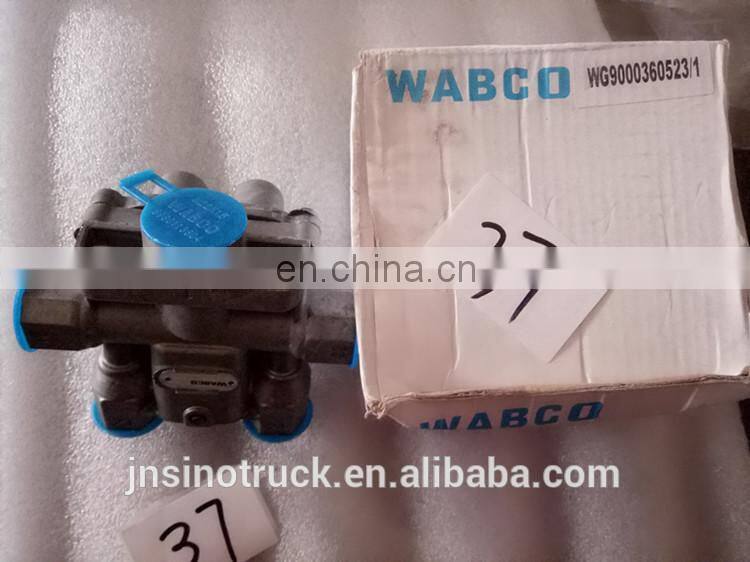 SINOTRUK SHACMAN SPARE PARTS FOR 4 CIRCUIT PROTECTION VALVE WG9000360523/1