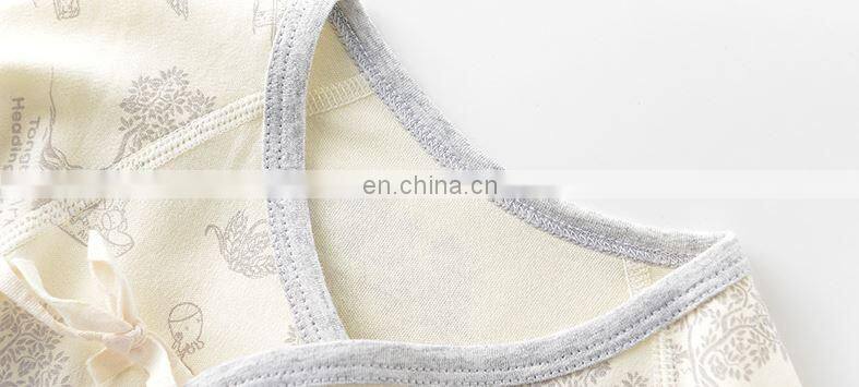 2018 baby factory plain color 100% cotton girls vintage baby romper