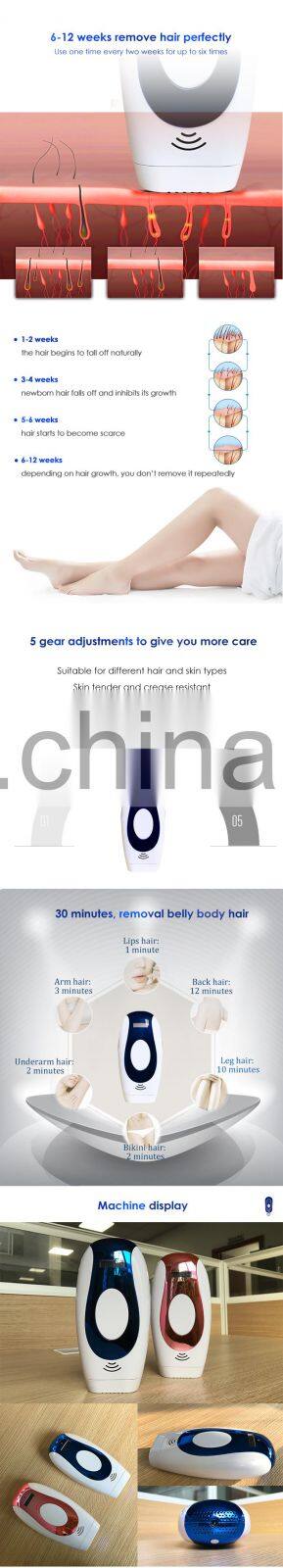 Mini Household Portable Laser Hair Removal Personal Use Epilator IPL wax heater set hair removal