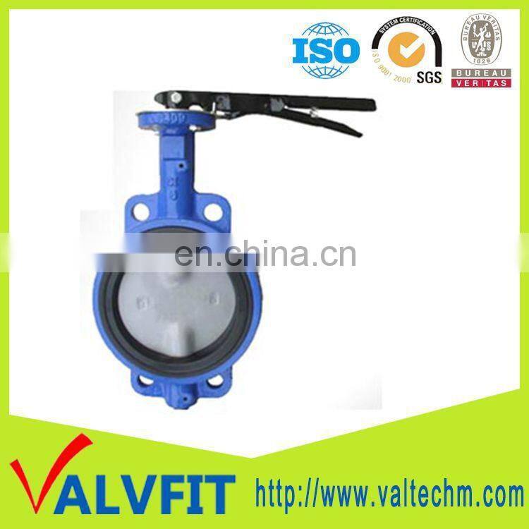 Hot Sale Ductile iron wafer butterfly valve