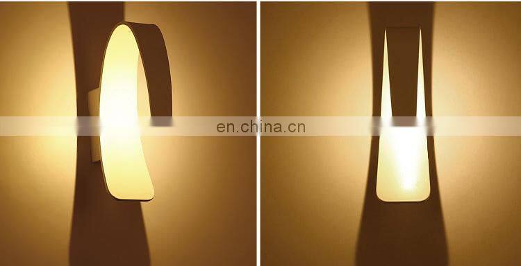 Creative Modern Minimalist Bedside LED Wall Lamps Aluminum Decorative Wall Lamp For Corridor Aisle Hotel