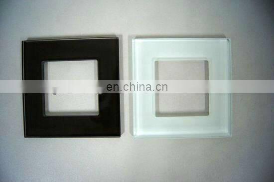CNC processed glass / Grooved glass with EN12150 certificate