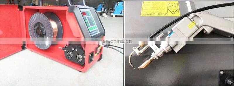 Automatic wire feeding Hand held 1000W Raycus welding 3mm stainless steel laser welder for sale