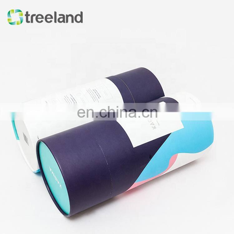 Custom Rigid Pillow Round Kraft Paper Tube Packaging