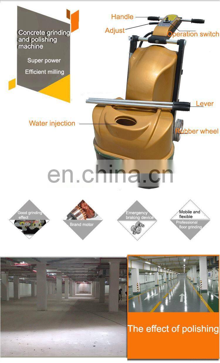 Competitive price planetary head floor grinding machine