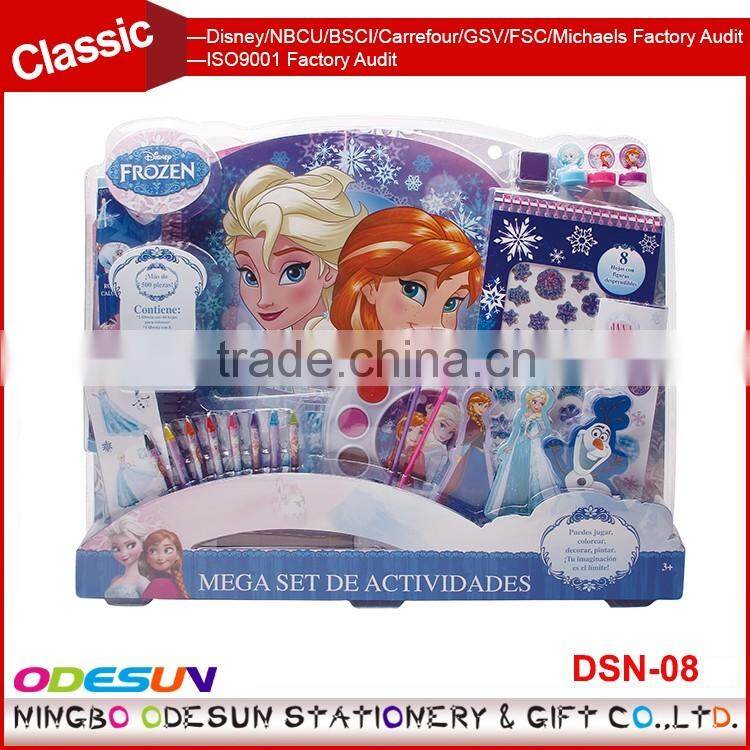 Disney Universal NBCU FAMA BSCI GSV Carrefour Factory Audit Manufacturer Promotional 12 Colors Semi-dry Watercolor Paint