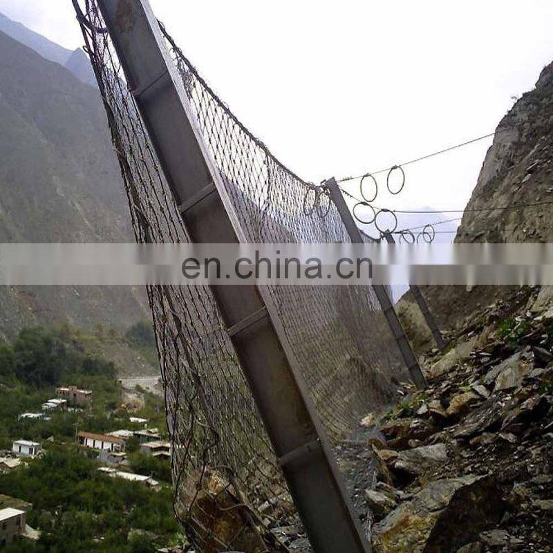 High tensile wire mesh and wire mesh rope for rock fall protect,cover the slope wire mesh