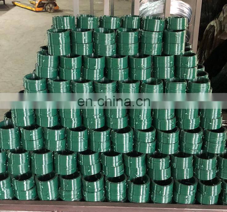 Colorful PVC Coated Small Coil Iron Wire ,Plant Twist Tie, Garden Training Wire