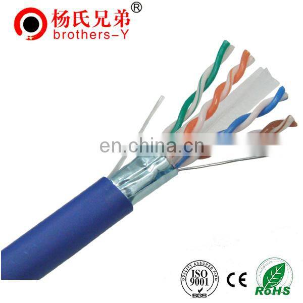 best price cat6 utp/ftp lan cable indoor outdoor 0.5mm 4 pair cca/copper/ccs network cable