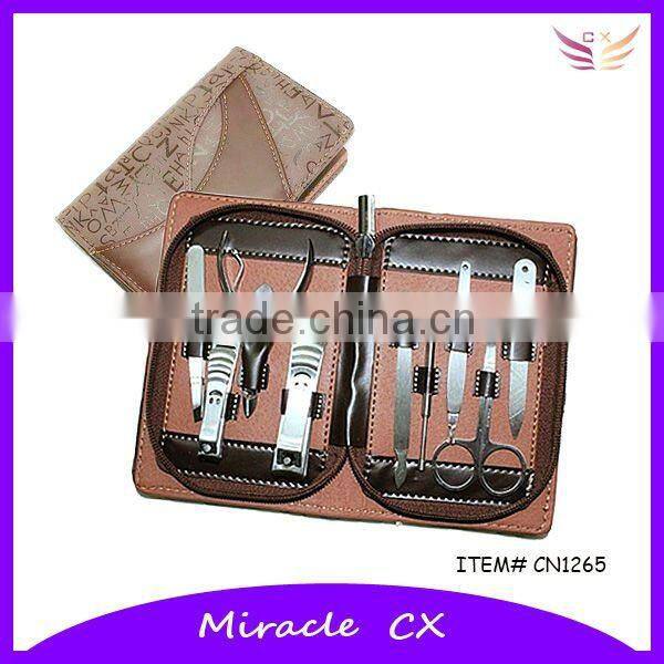 wallet design bag french manicure kit