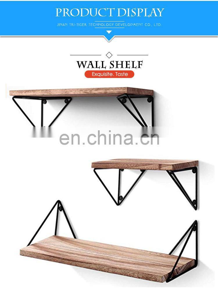 Floating shelf wall mount 3-piece, antique wood ledge for living room bedroom bathroom