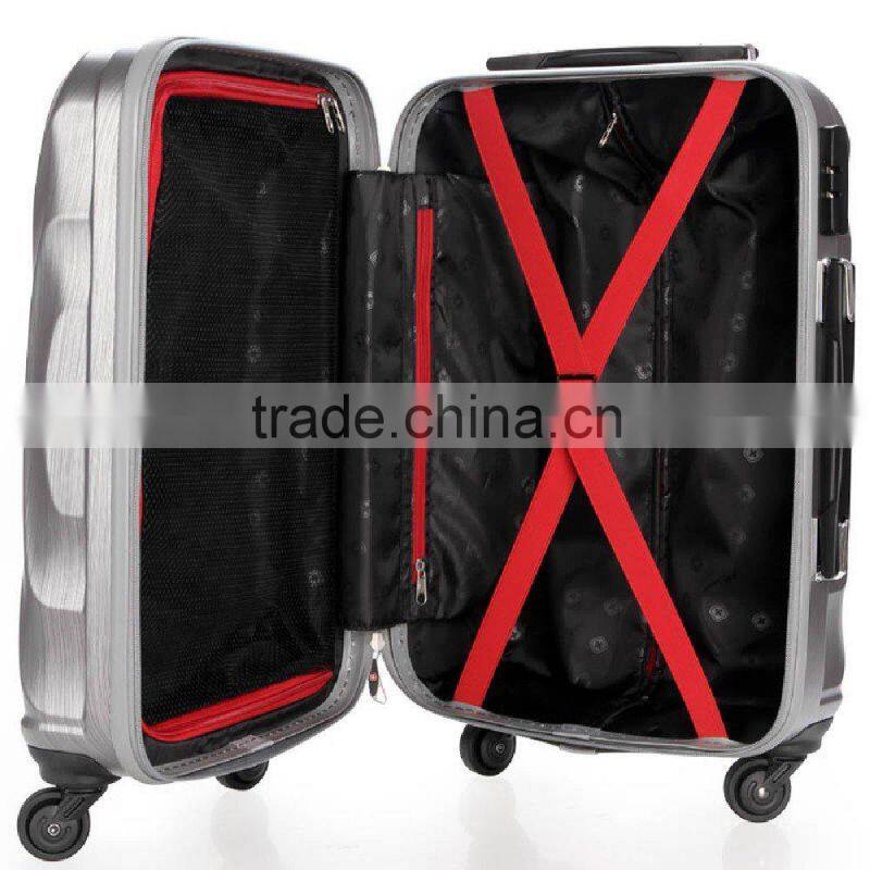 20"/24"/28" famous brand pc wholesale spinner trolley luggage set hotselling