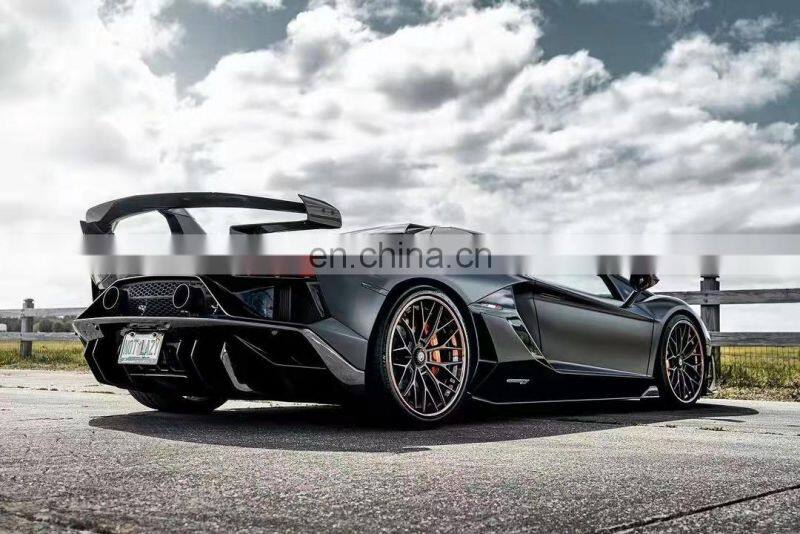 Runde For Lamborghini Aventador LP700 LP720 Upgrade LP750 SVJ Style Body Kit Front Bumper Rear Bumper Hood Side Skirt Spoiler
