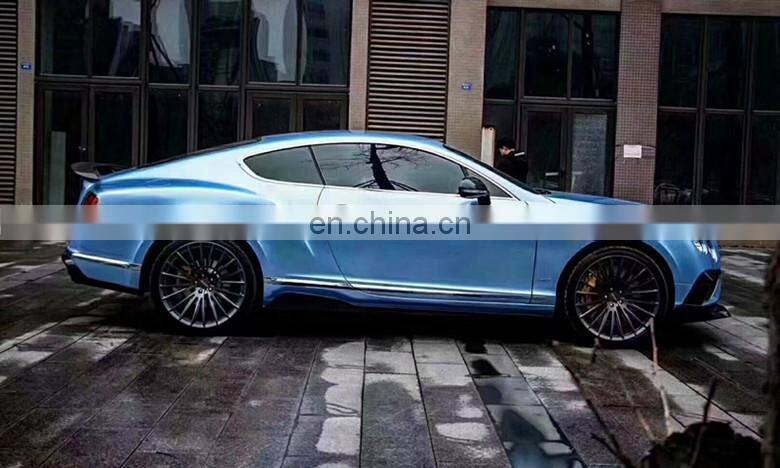 Runde Carbon Fiber Material For 15-17 Bentley Continental GT Modify ST Style Body Kit Front Lip Side Skirt Rear Lip Wind Knife