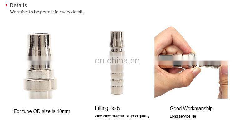 SNS C Series model PH zinc alloy quick pneumatic air coupler straight fitting