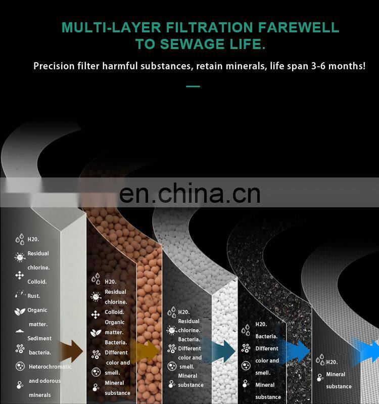 Nobana domestic compact kitchen tap connected faucet activated carbon charcoal water filter