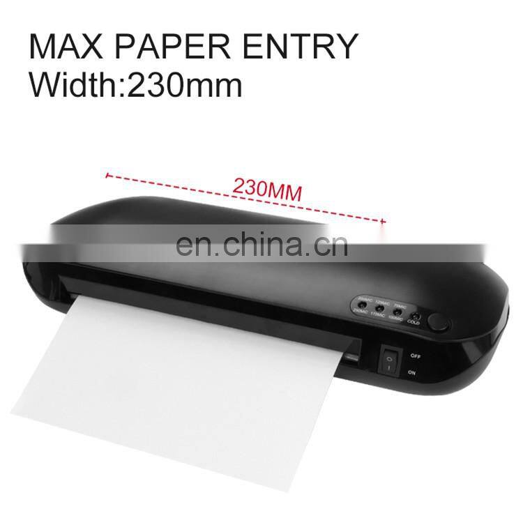 Willing OL265M 230mm A4 Size 2 Rollers DIY Office Laminating A4 Lamin Pouch Plastic Laminator Machine