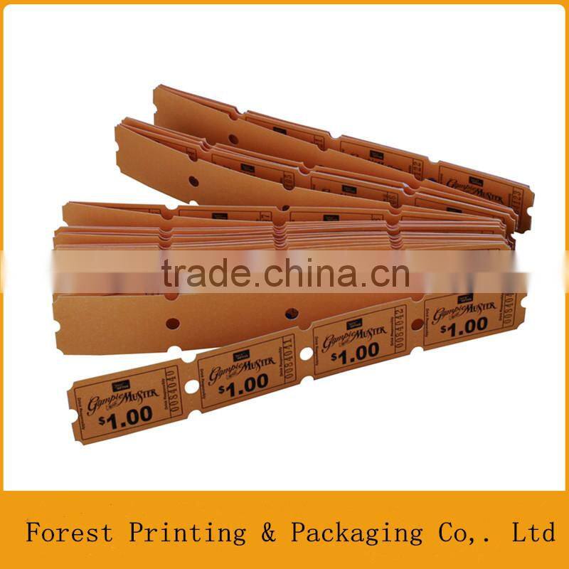 Amusement machine emption arcade ticket printing