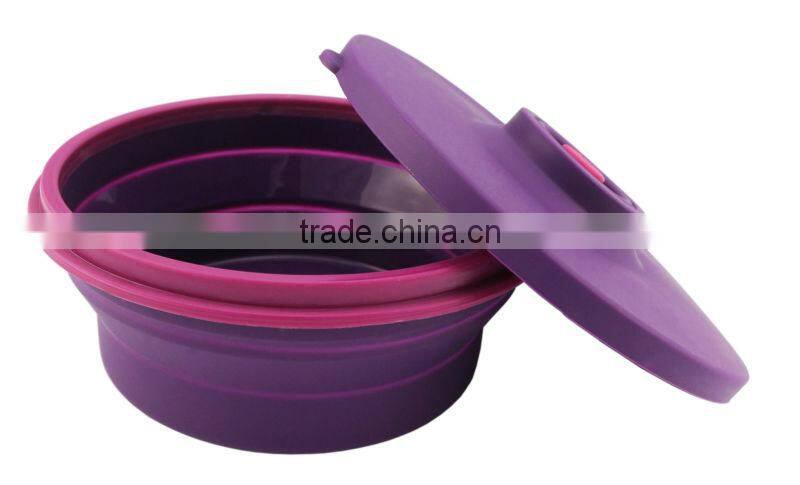 100% Pure FDA LFGB Silicone Pet Food Storage Containers