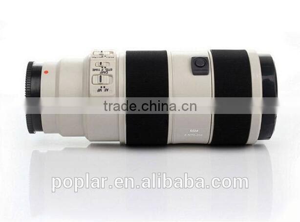 china best selling novelty funny custom logo wholesale stainless steel travel camera lens coffee mug