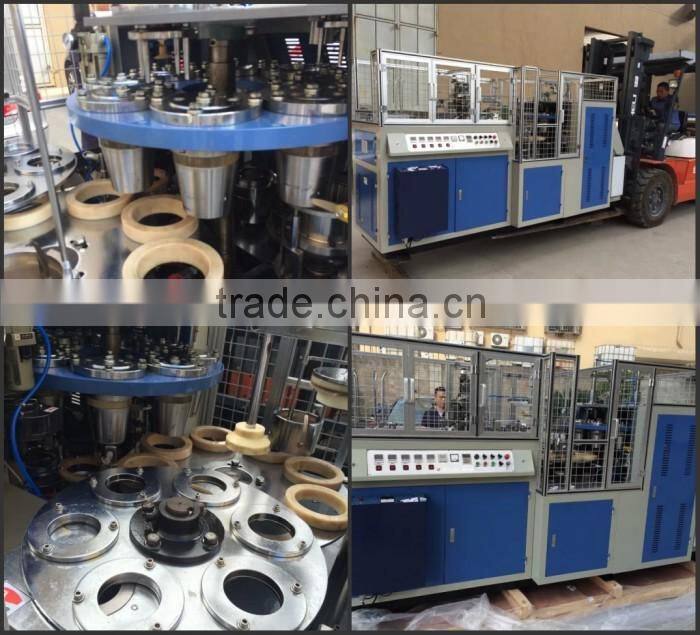 Machine to make disposable paper cup / automatic paper cups making machine