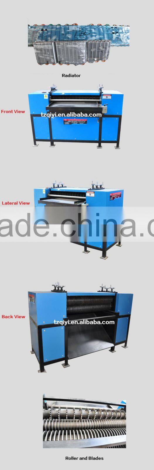 QY-600 Waste Radiator Stripping Machine Copper Aluminium Separator