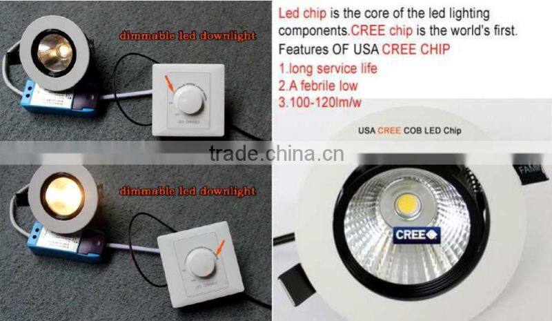 36w AC86/265 Low price cob led downlight recessed mounted led downlight Dimmable led downlight CE/ROHS