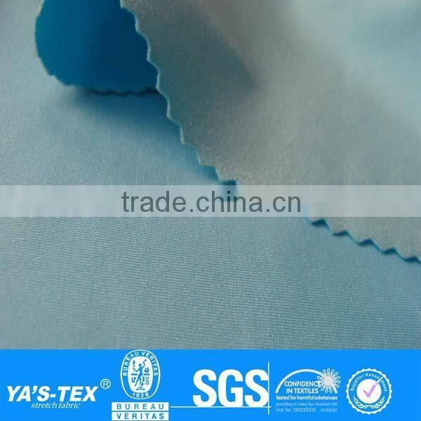 58" wide single knit apparel 4 way stretch fabric