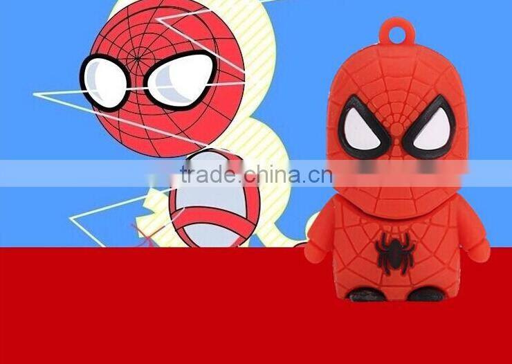 2016 hot selling gift for kids large quantity factory usb flash drive with cute design cartoon character