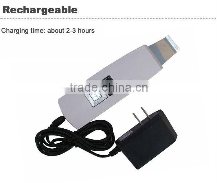 Handheld stainless steel skin scrubber electric facial scrubber