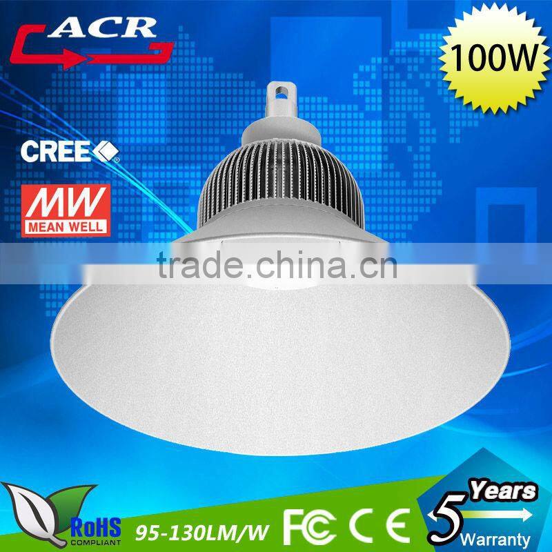 2015 hot 100w high efficiency led high bay light with copper pipe