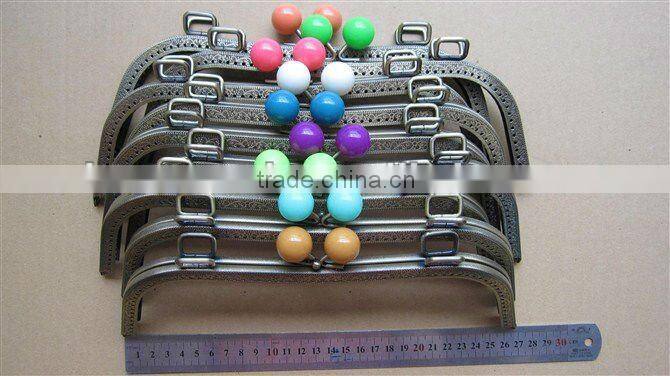 Fashion candy screw metal purse frame