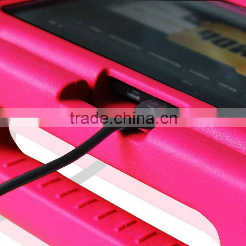 Hot pink new Light Weight Shock Proof Handle EVA Case for Kids Specially made for Kindle Fire HD 7 (will only fit Kin
