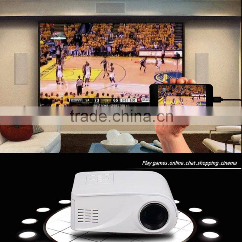 New Hot X6 MiNi LCD Home Theater Projector with 480*320p TV Function SD/VGA/HDMI/USB Port Better