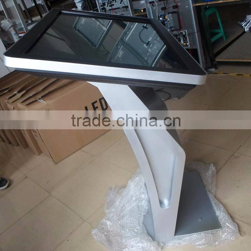 55 inch floor standing touch screen android indoor information kiosk