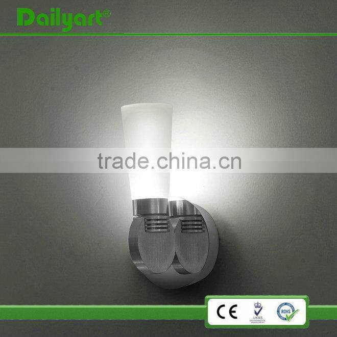 Plastic led light flexible gooseneck wall lamp for wholesales