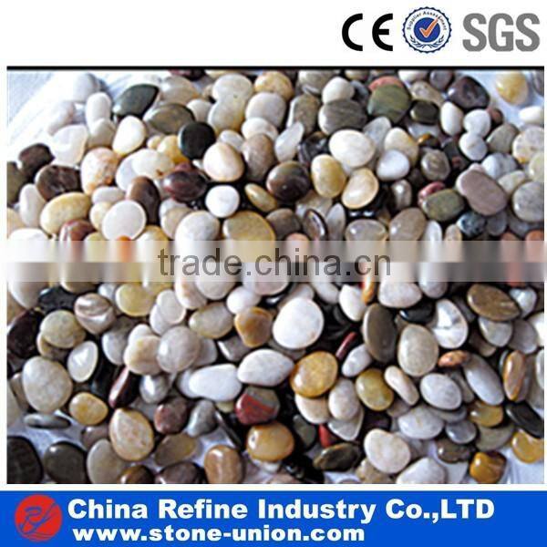 hot sale polished grade A stripe pebble