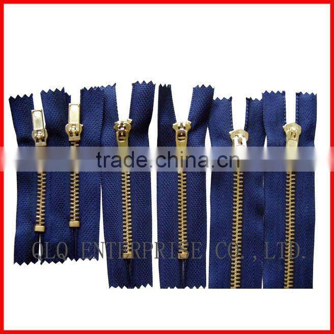 Metal Finished Zipper or Zips