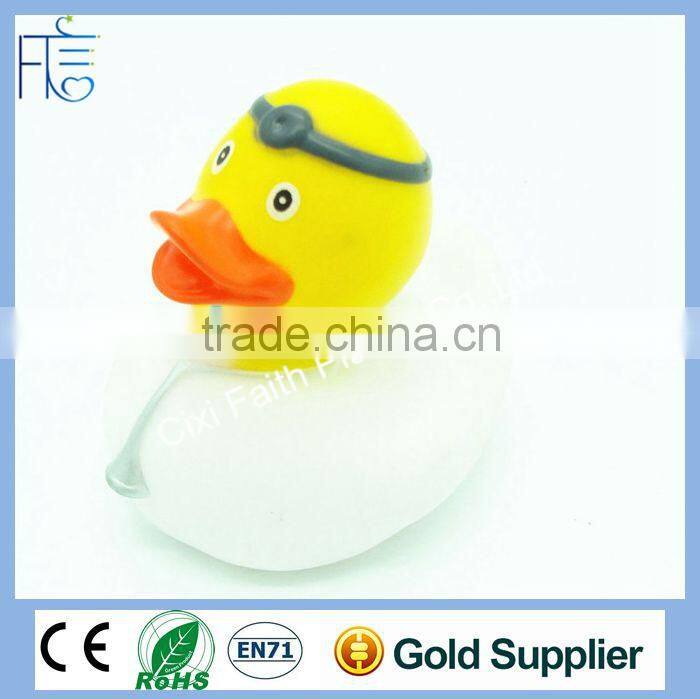 Wholesale Lovely Yellow Vinyl Duck,rubber bath duck,vinyl duck baby toys