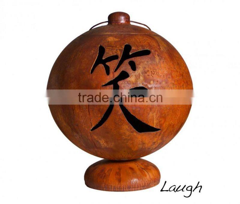 Globe Fire Pit/Fire Globe/Metal Sphere Fire Pit Ball/Outdoor Fire Pit/Garden Treasures Fire Pit