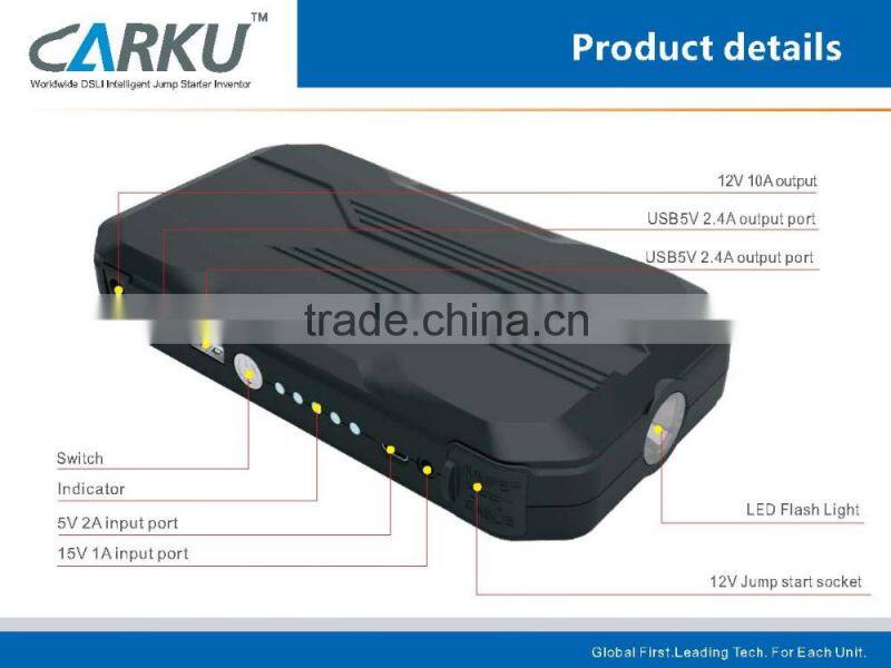 14000mAh mini auto jump starter lipo car battery emergency car portable battery jump starter