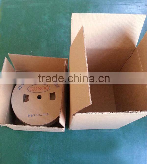 8mm hot sale polyolefin material heat shrink insulation red tube