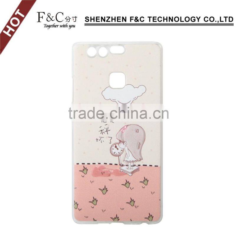 cell phone hard case for huawei p9 / customized back covers case / slim case
