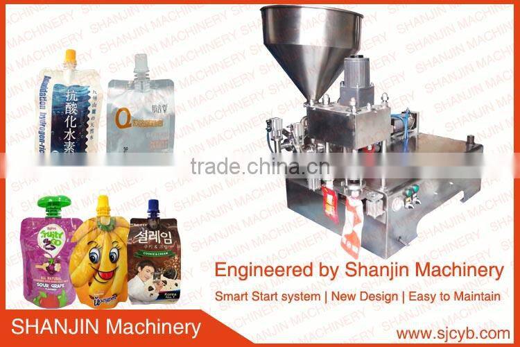 spout pouch juice machine/sachet filling sealing capping machine/spout sachet packing machine/spout pouch filling machine