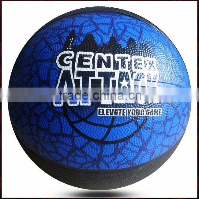 fancy basketball / rubber basketball bulk price
