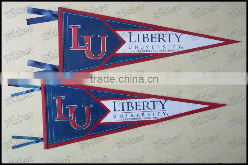 promotional team sport club fan outdoor flag/banner gift custom bannerette flag